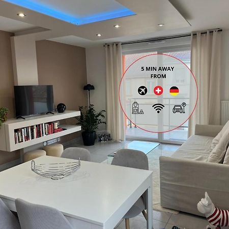 A Few Steps From Basel With Balcony And Free Private Parking Apartment Сен-Луи Екстериор снимка