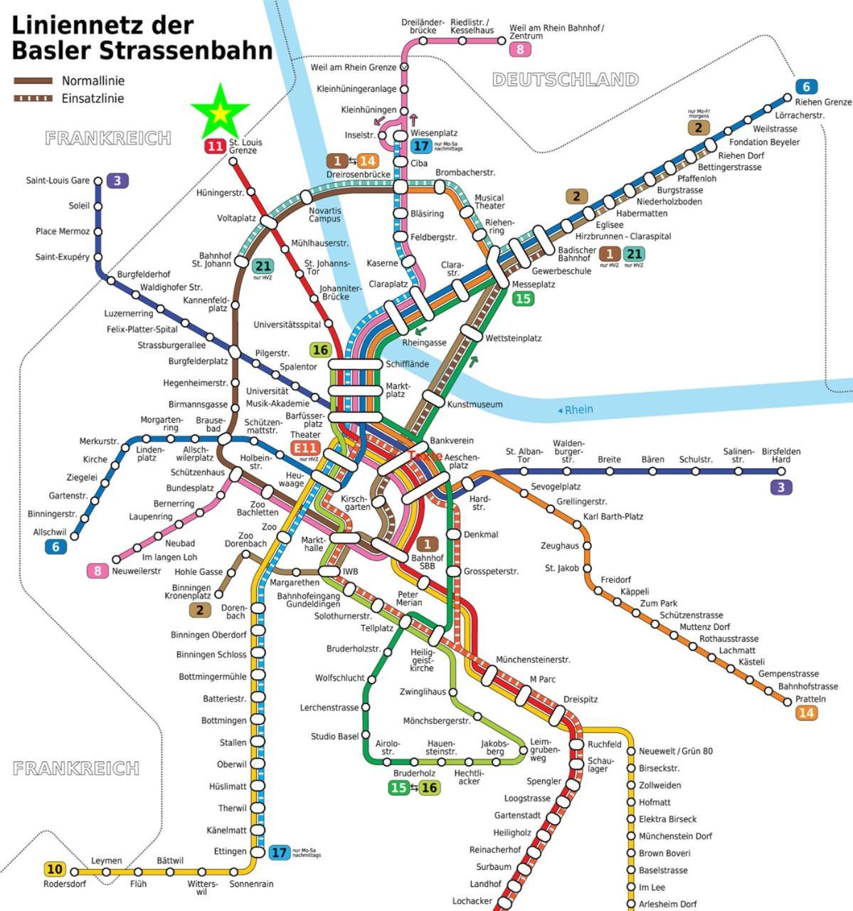 A Few Steps From Basel With Balcony And Free Private Parking Apartment Сен-Луи Екстериор снимка